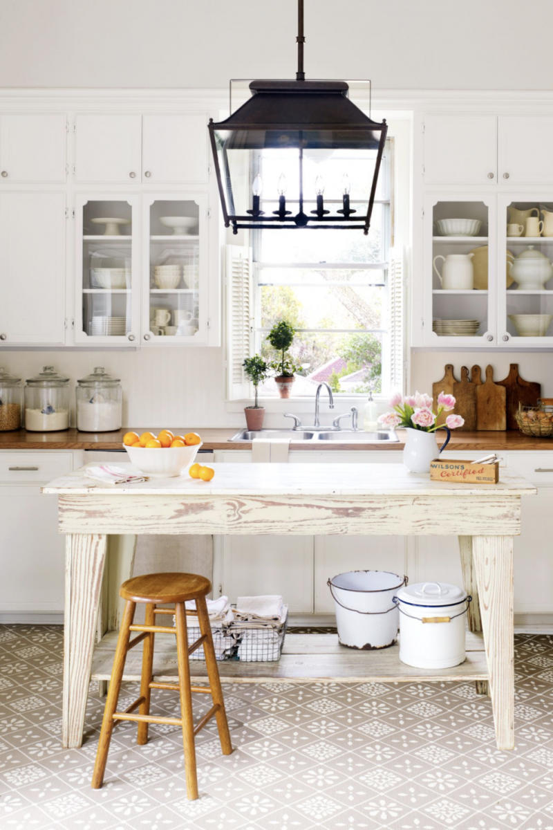 Modern french provincial kitchen