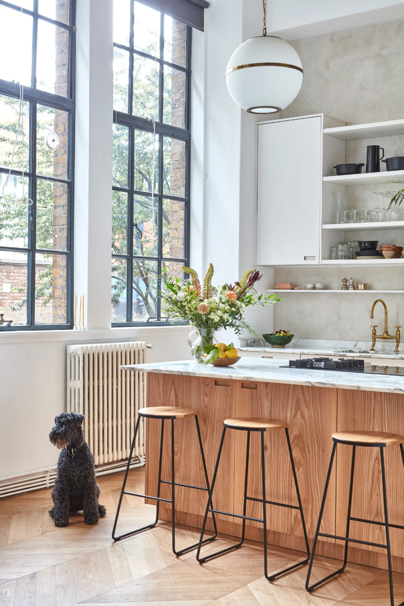 modern white kitchen