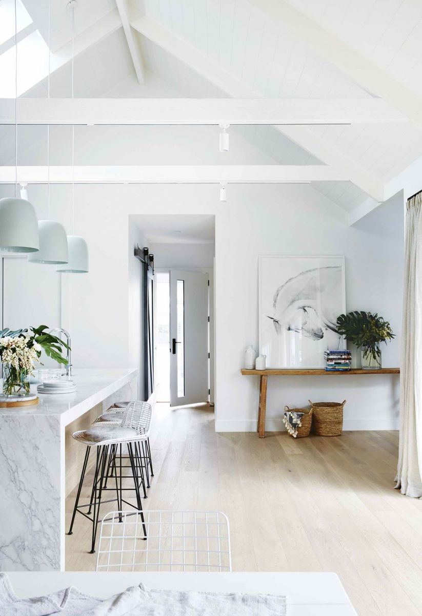 modern white kitchen